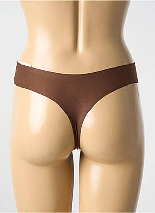 Tanga tamprumas rudas CHANTELLE moteris