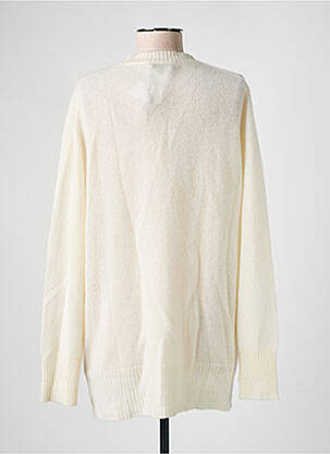 Ilgų rankovių liemenė centrinė iškirptė baltas ESTHEME moteris
