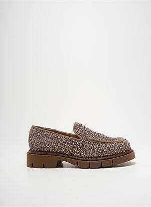 Mokasīnai satino audinys kulnas nuo 4 iki 6 cm bežinis WEEKEND MAXMARA moteris