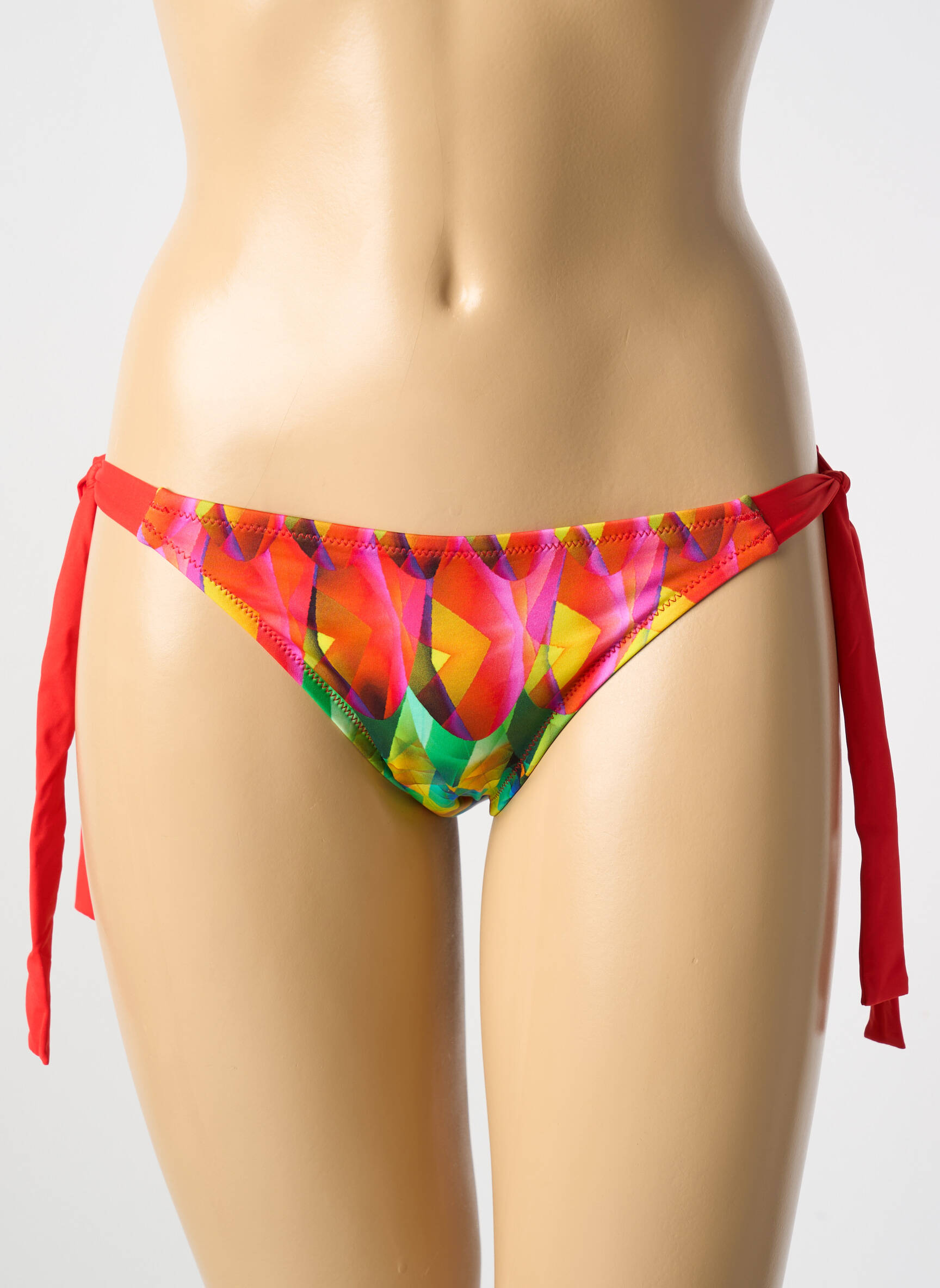 Maudymosi kelnaitės fantazijos raštas bikini raudona ANTIGEL moteris
