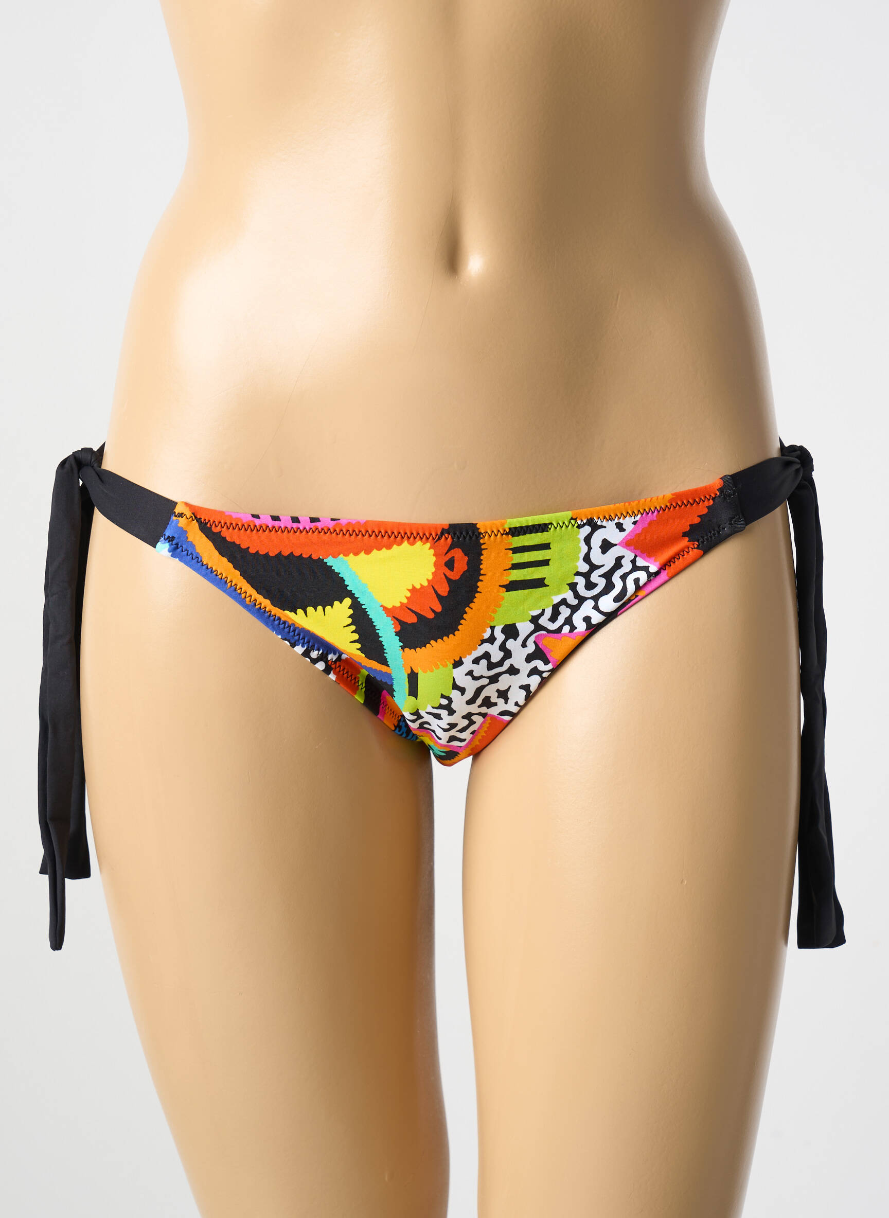 Maudymosi kelnaitės fantazijos raštas bikini juodas ANTIGEL moteris