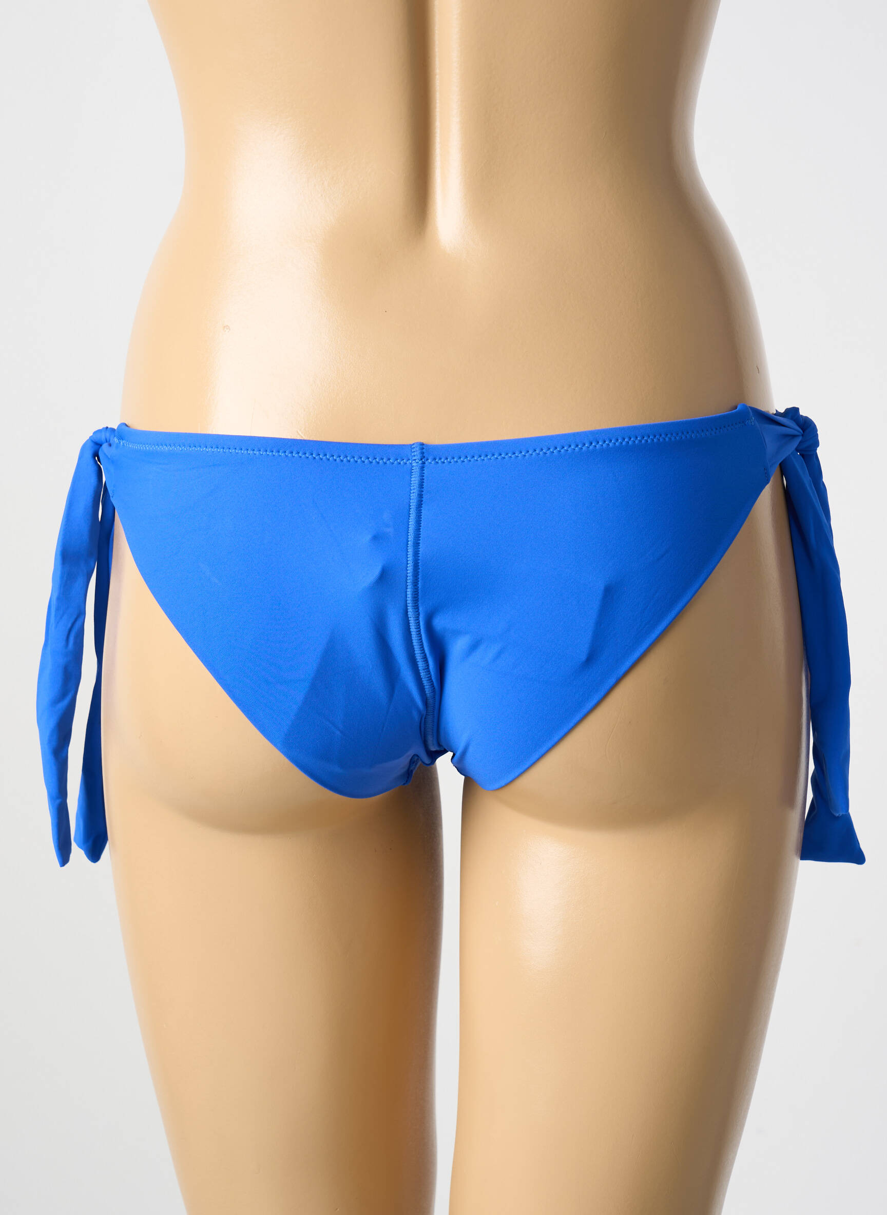 Maudymosi kelnaitės satino audinys bikini mėlyna ANTIGEL moteris