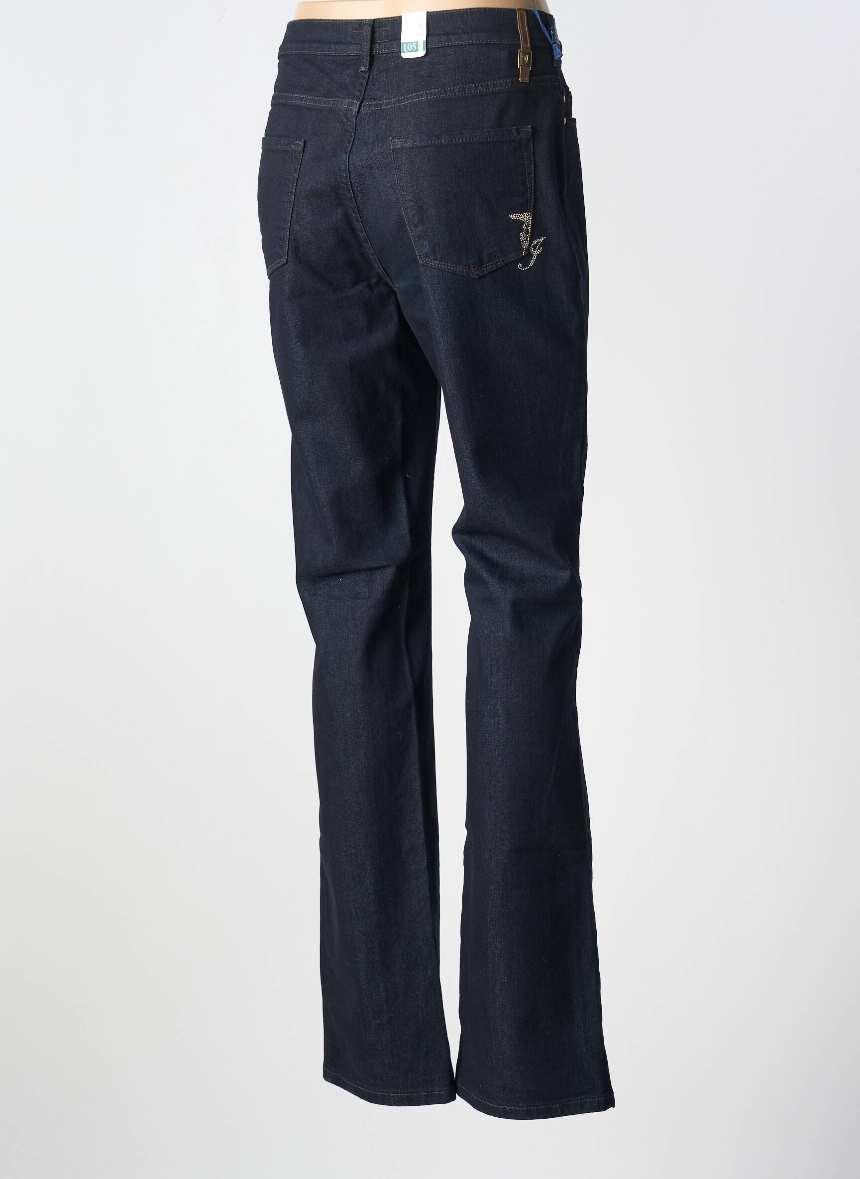Tiesios kirpimo džinsai tamprumas normala dydis mėlyna TRUSSARDI JEANS moteris