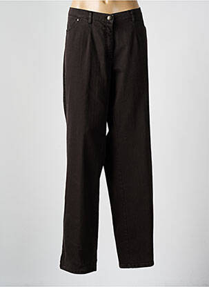 Tiesios kirpimo džinsai tamprumas normala dydis rudas GERKE MY PANTS moteris