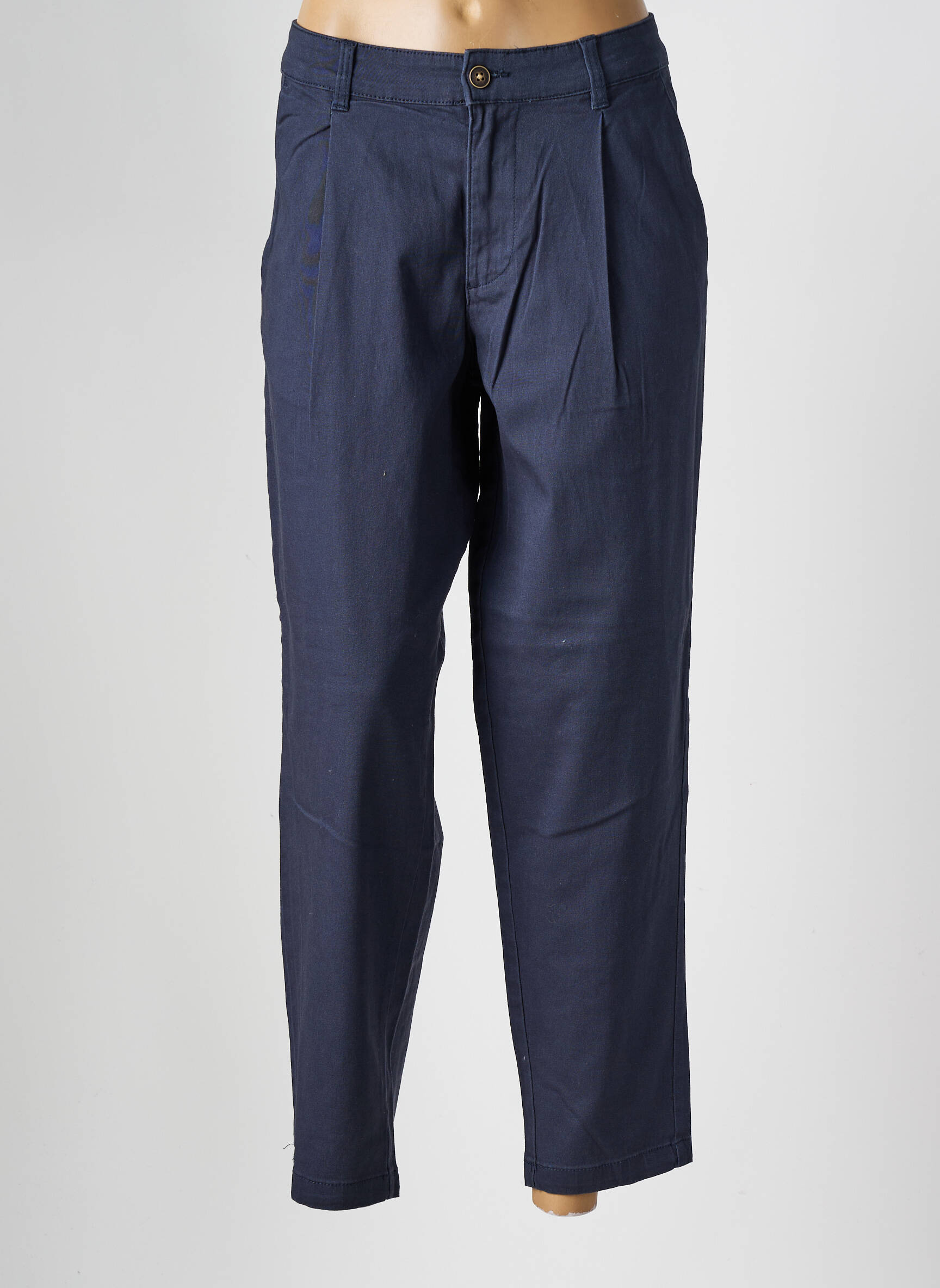 Chino kelnė užtrauktukas po atvartu su kabliu normala dydis mėlyna JACK & JONES vyras