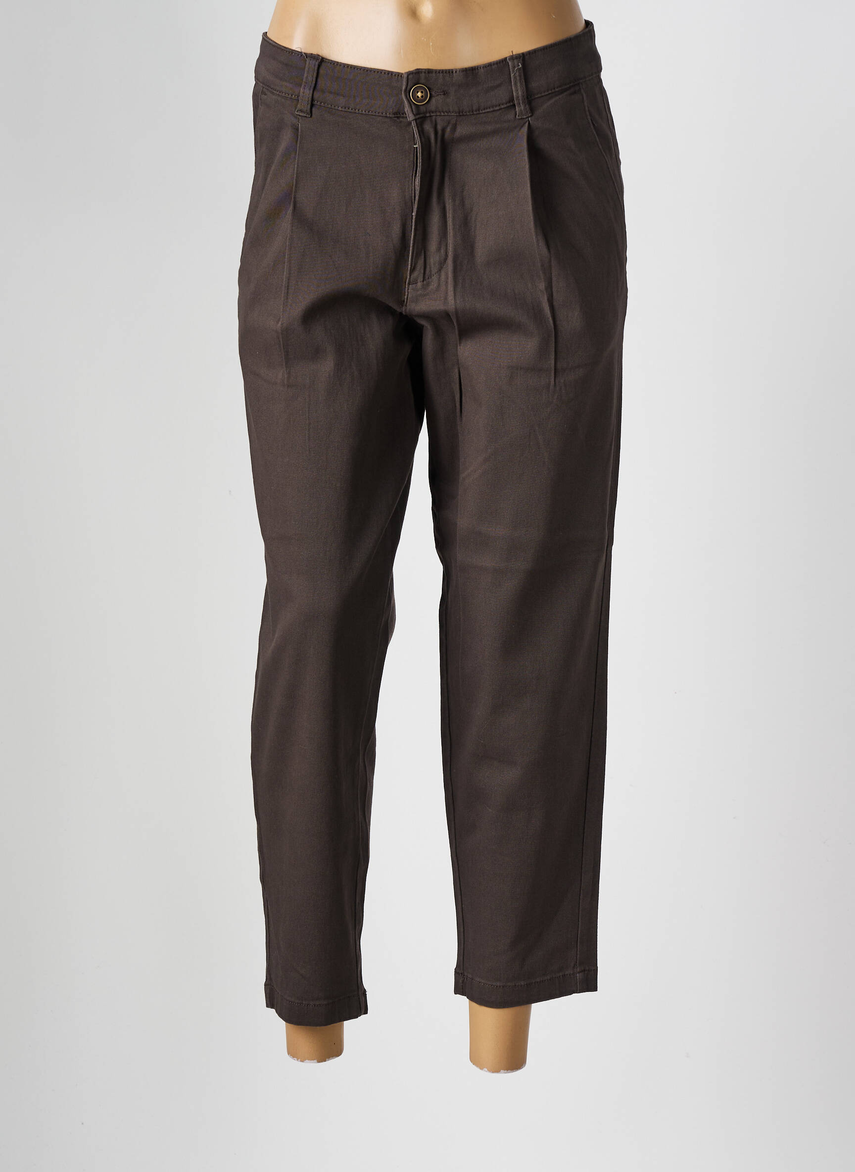 Chino kelnė chinamas audinys normala dydis rudas JACK & JONES vyras