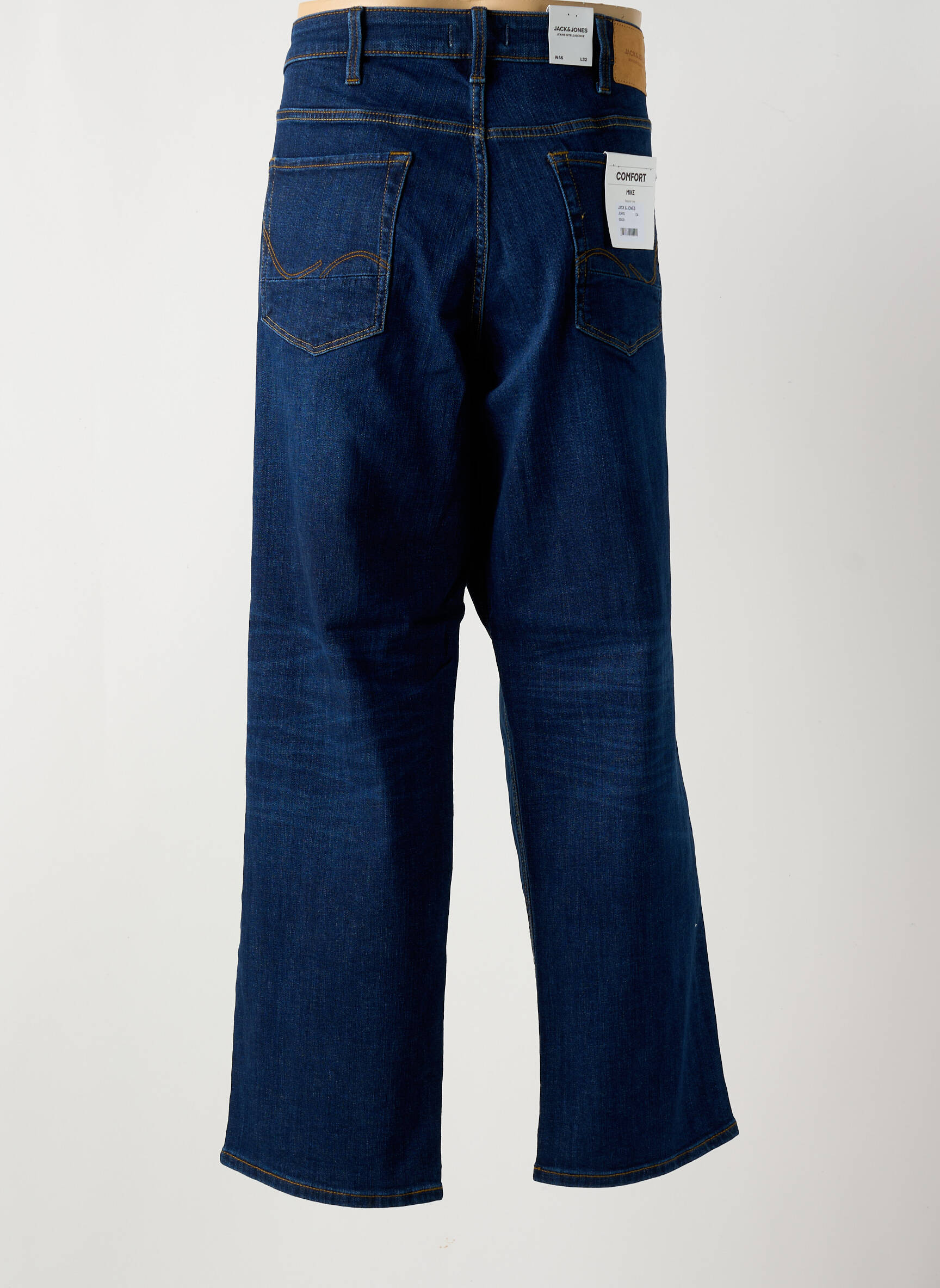 Tiesios kirpimo džinsai tamprumas normala dydis mėlyna JACK & JONES vyras