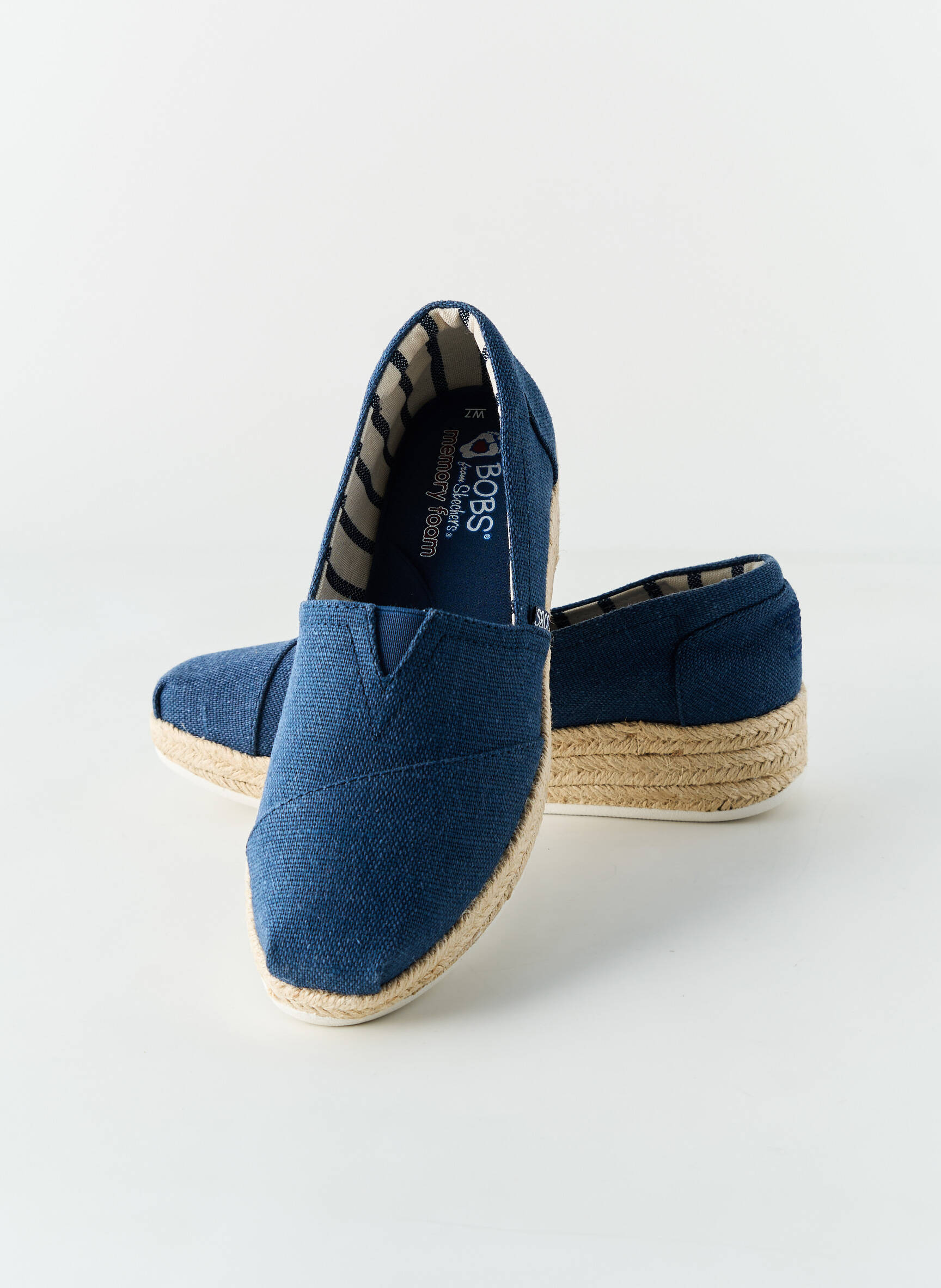 Espadrilės kulnas nuo 4 iki 6 cm mėlyna SKECHERS moteris