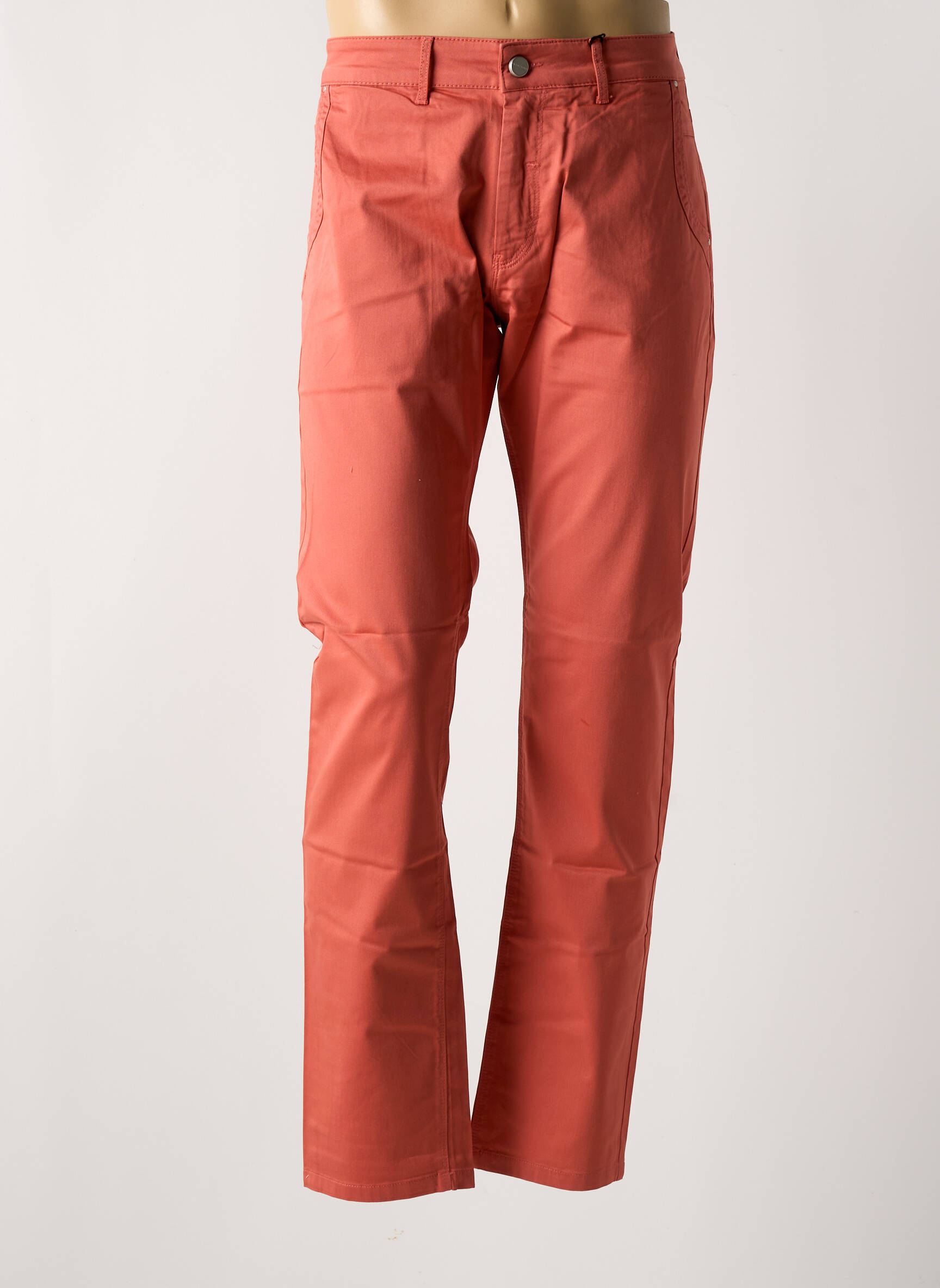 Chino kelnė kišenės oranžinė LA CIBLE ROUGE vyras