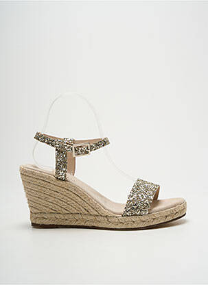 Espadrilės užsegimas kilpa(s) kulnas nuo 7 iki 9 cm auksas ESCADRILLE moteris