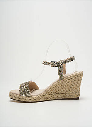 Espadrilės užsegimas kilpa(s) kulnas nuo 7 iki 9 cm auksas ESCADRILLE moteris