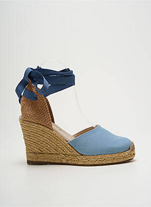 Espadrilės šnervių uždarymas kulnas nuo 7 iki 9 cm mėlyna ESCADRILLE moteris