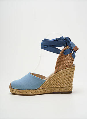 Espadrilės šnervių uždarymas kulnas nuo 7 iki 9 cm mėlyna ESCADRILLE moteris