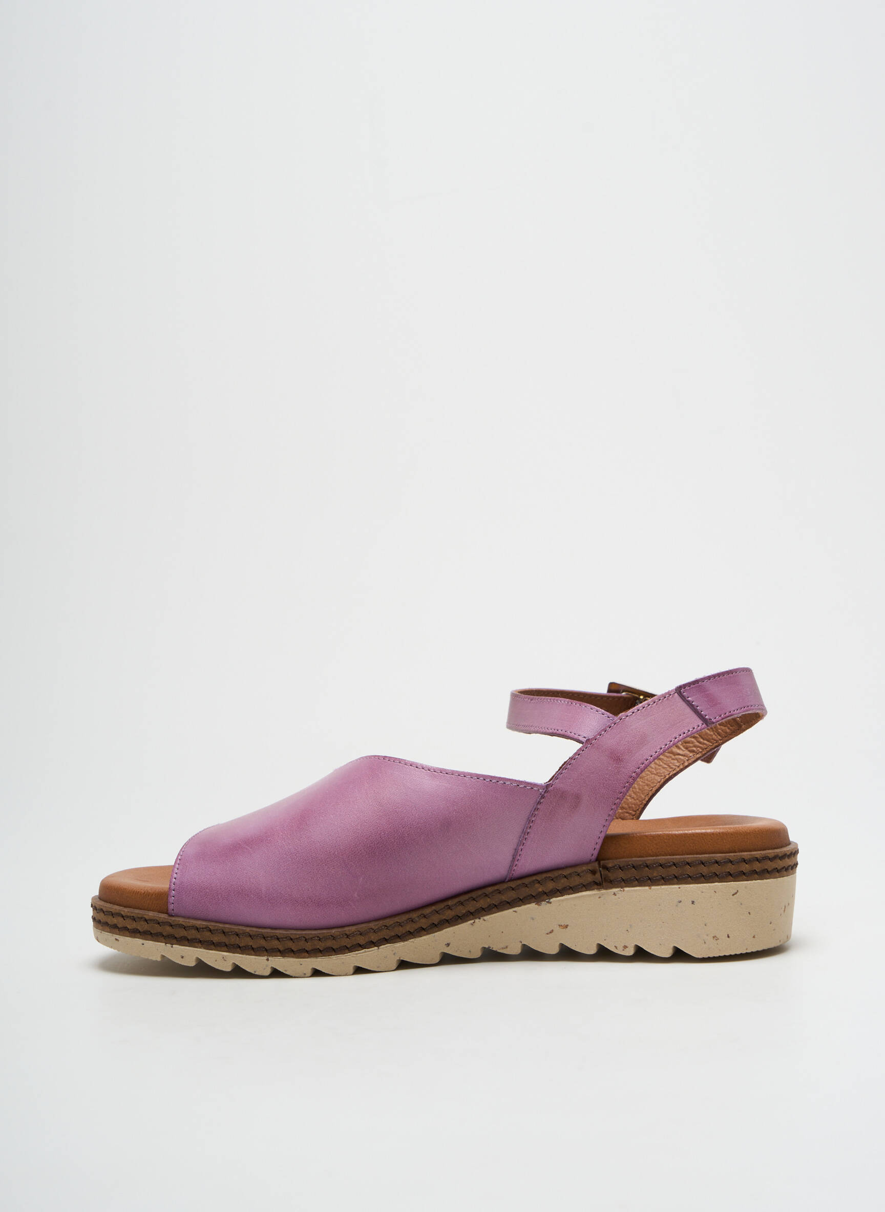 Sandalai/nu pėdos lygus medžiaga kulnas nuo 4 iki 6 cm violetinis DORKING moteris