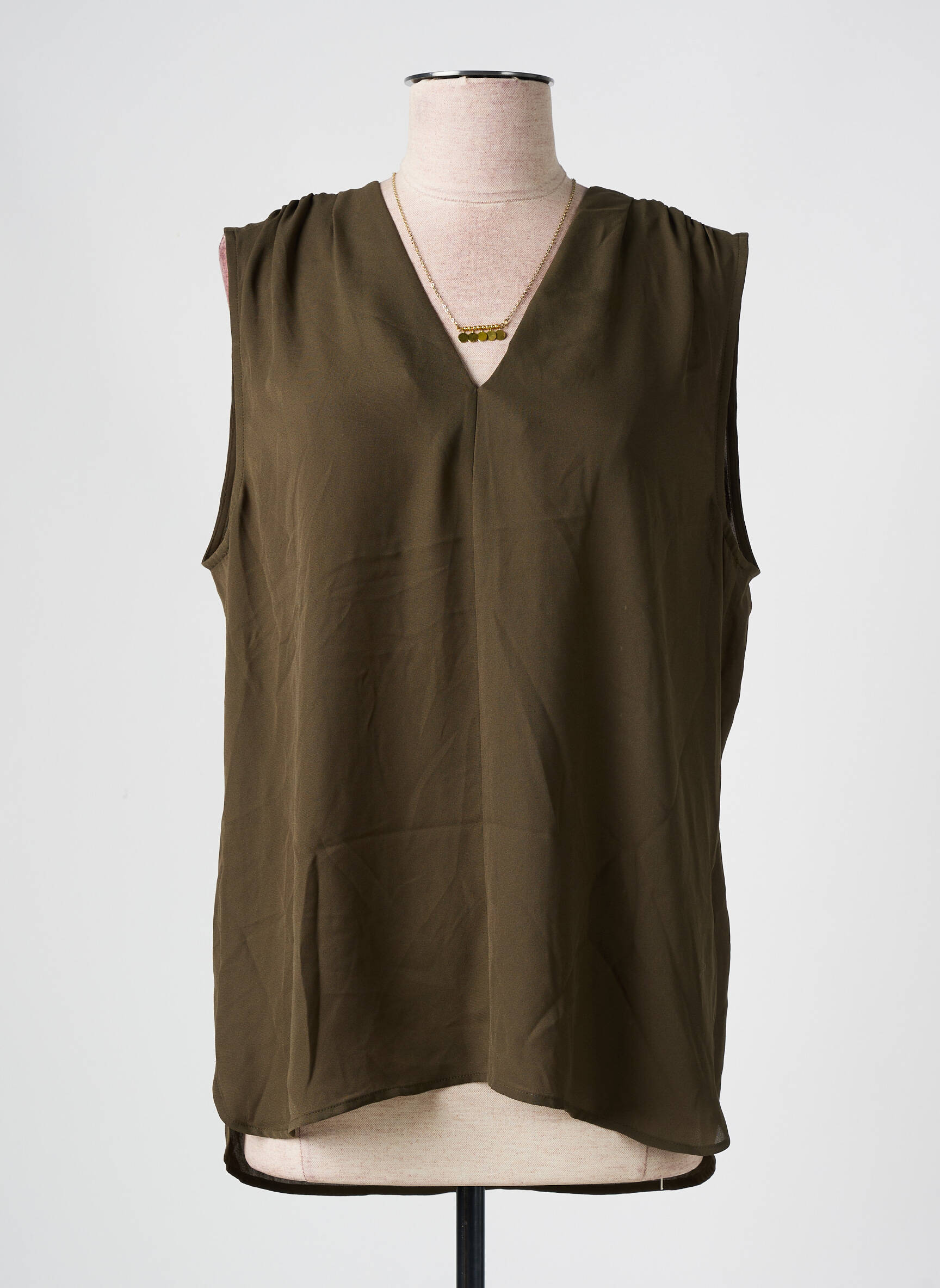 Viršūnė sklandi forma be rankų žalias SCOTCH & SODA moteris