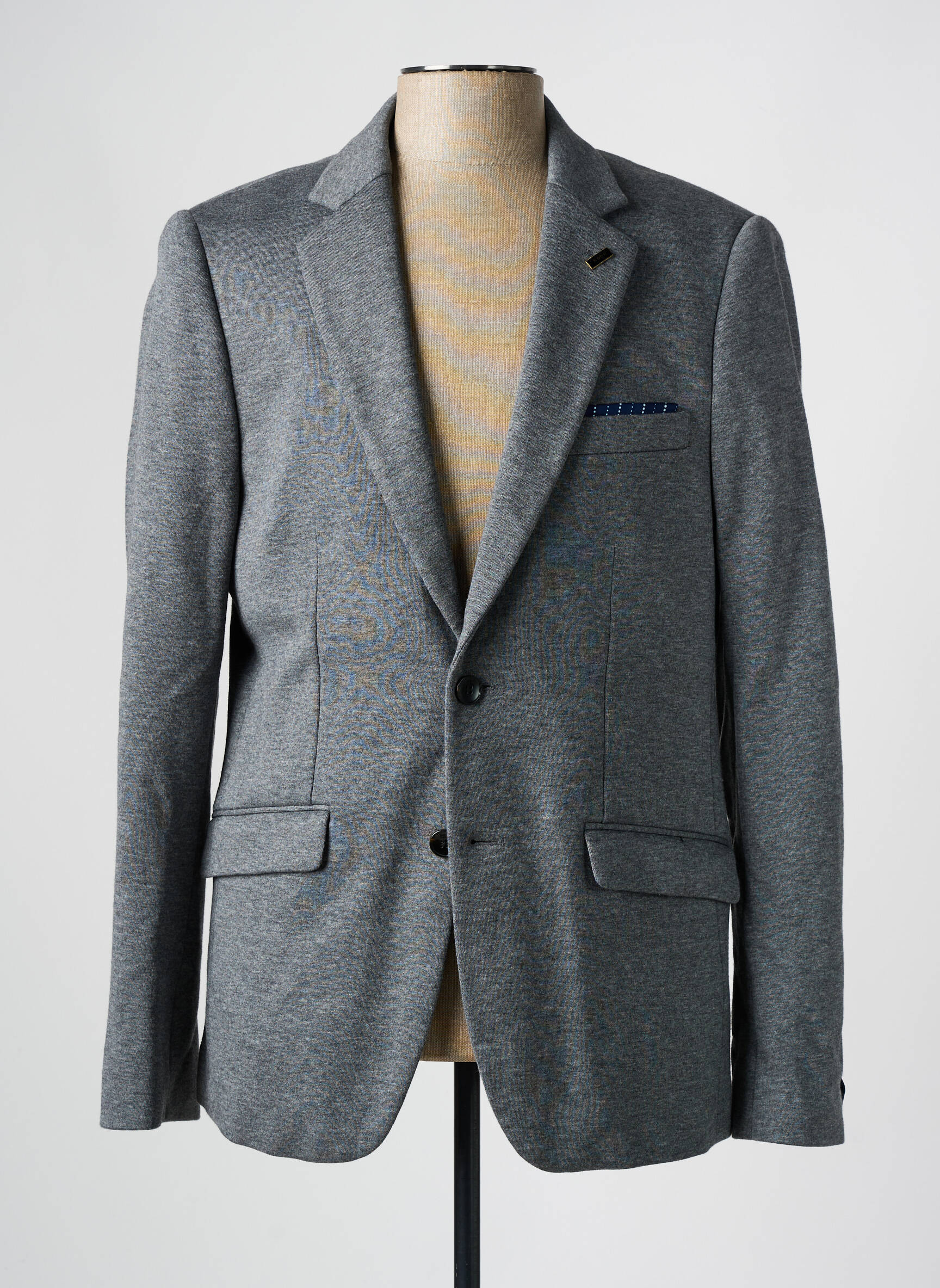 Švarkas chinamas audinys pilka SCOTCH & SODA vyras