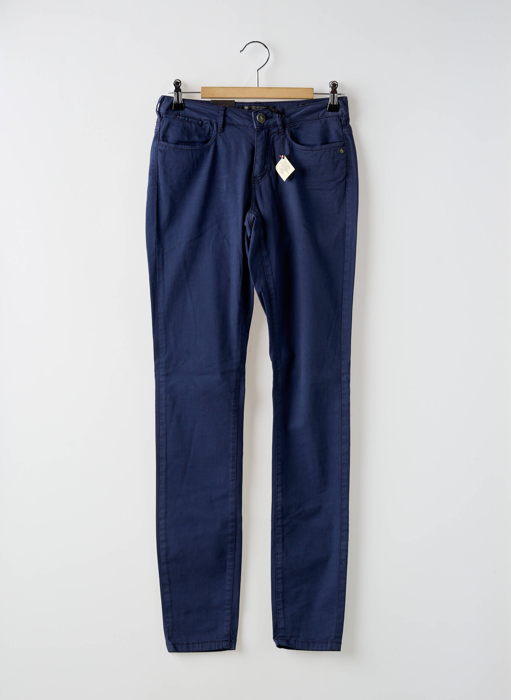 Lieknos kelnės maža dydžio maža dydžio mėlyna MAISON SCOTCH moteris