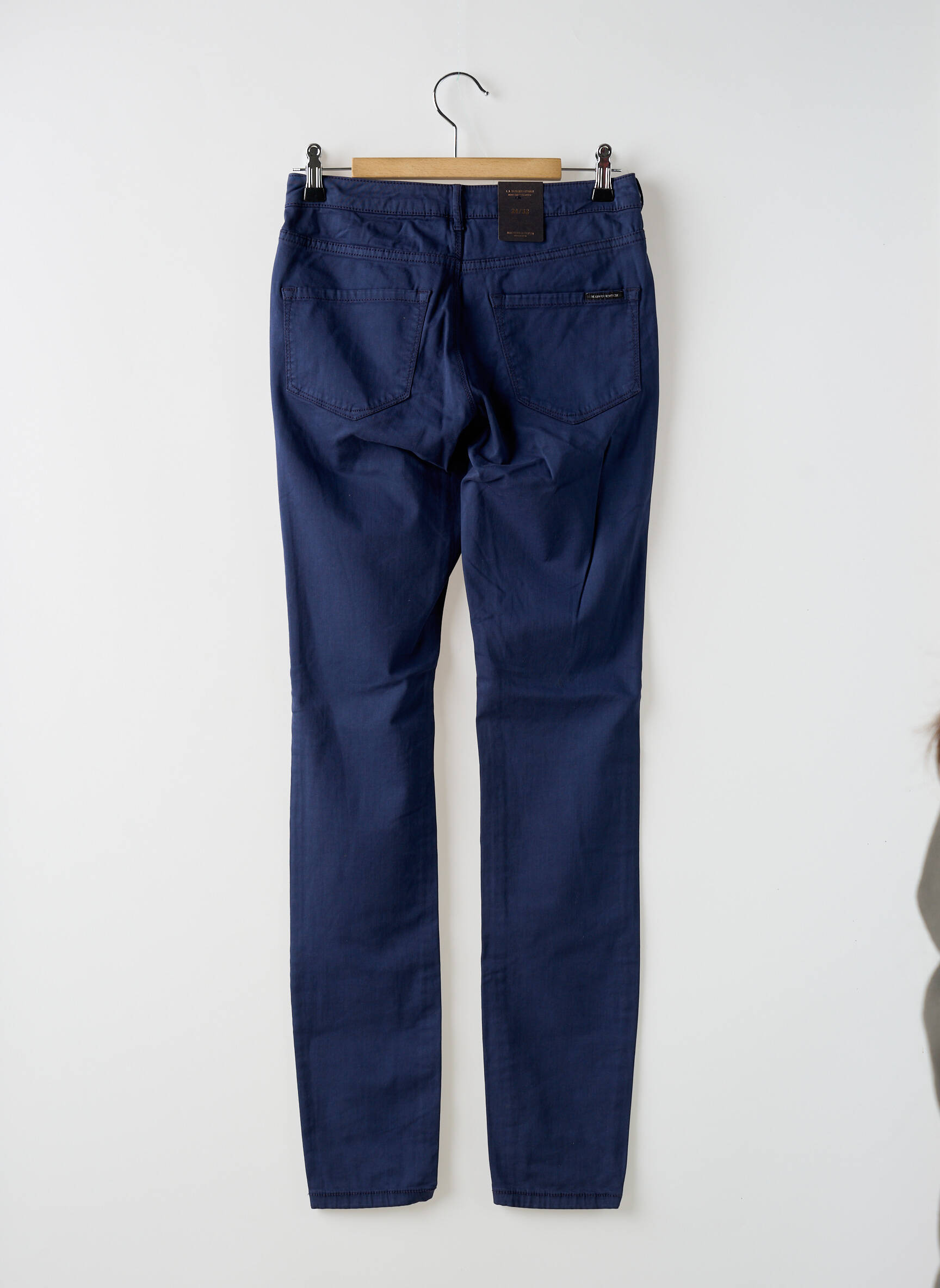 Lieknos kelnės maža dydžio maža dydžio mėlyna MAISON SCOTCH moteris