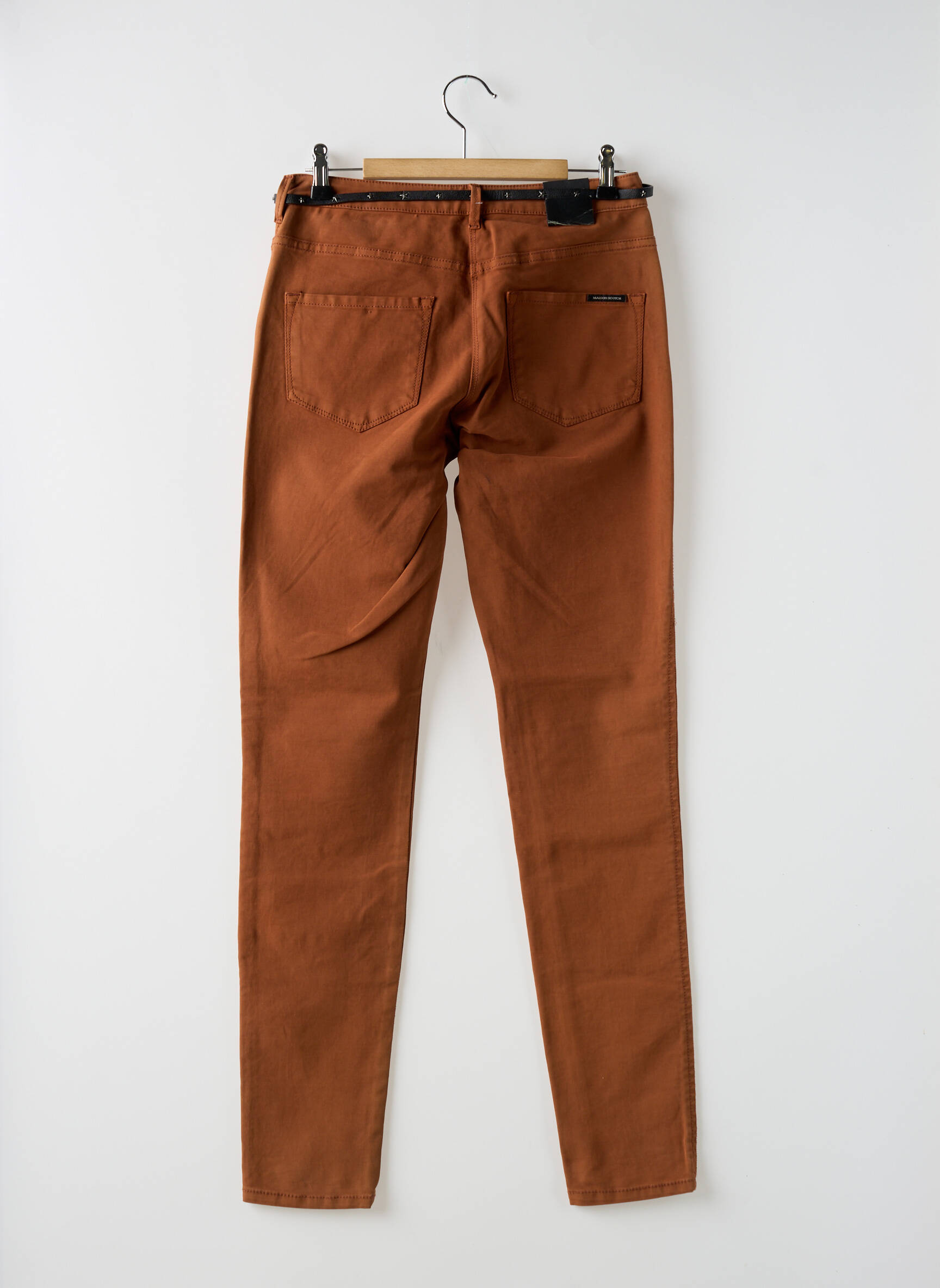 Lieknos kelnės maža dydžio maža dydžio rudas MAISON SCOTCH moteris