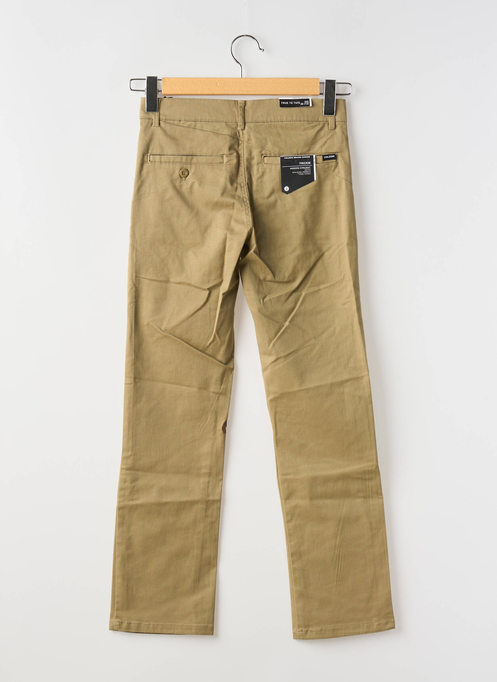 Chino kelnė tamprumas rudas VOLCOM berniukas