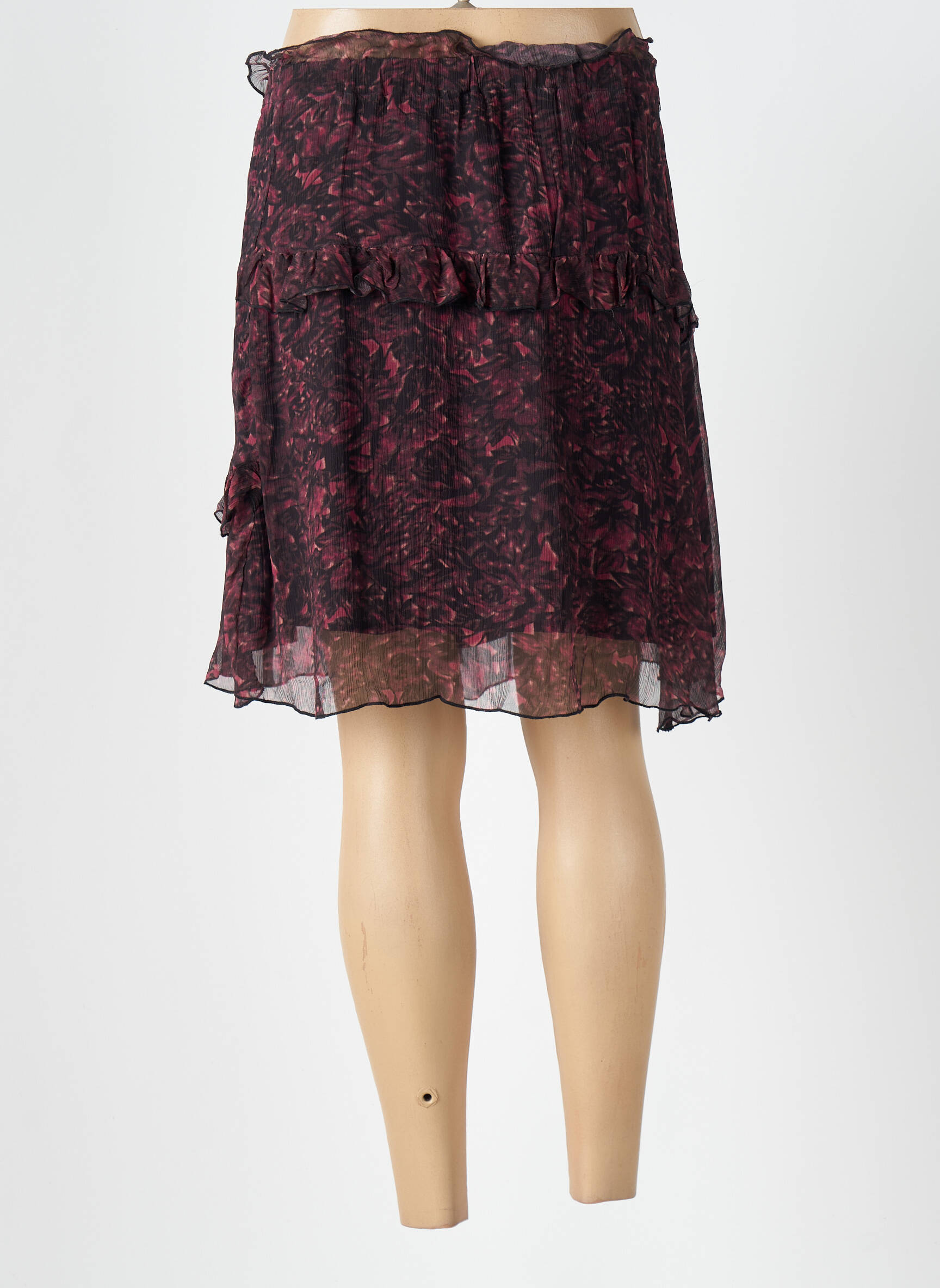 Trumpas sijonas elastinė dydis raudona REPLAY moteris
