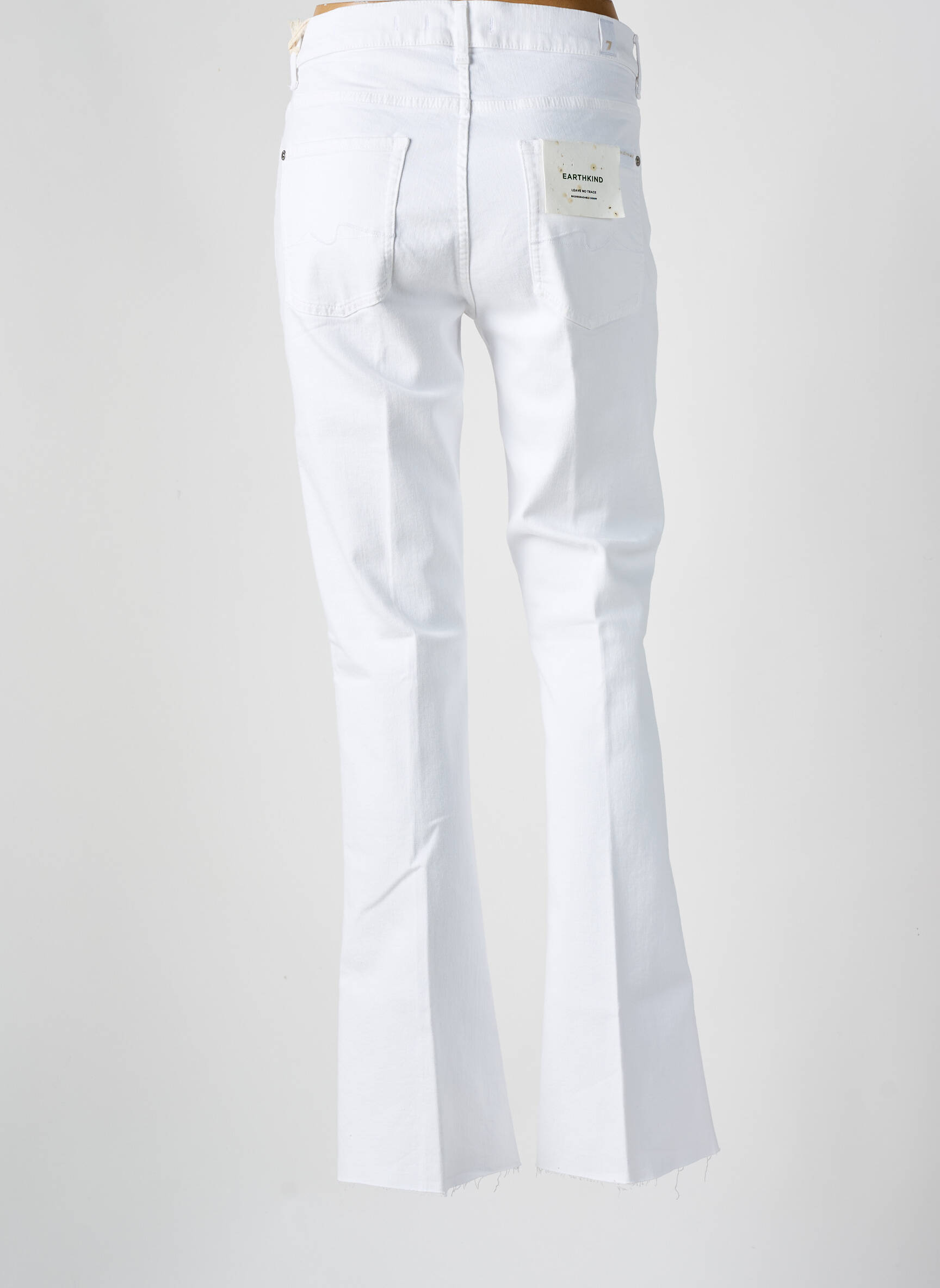 Bootcut džinsai normala dydis normala dydis baltas 7 FOR ALL MANKIND moteris