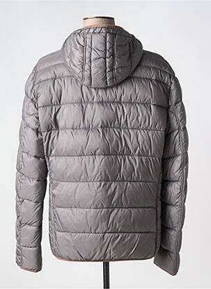 Pūkinė striukė kišenės su gobtuvu pilka CASUAL SPIRIT moteris