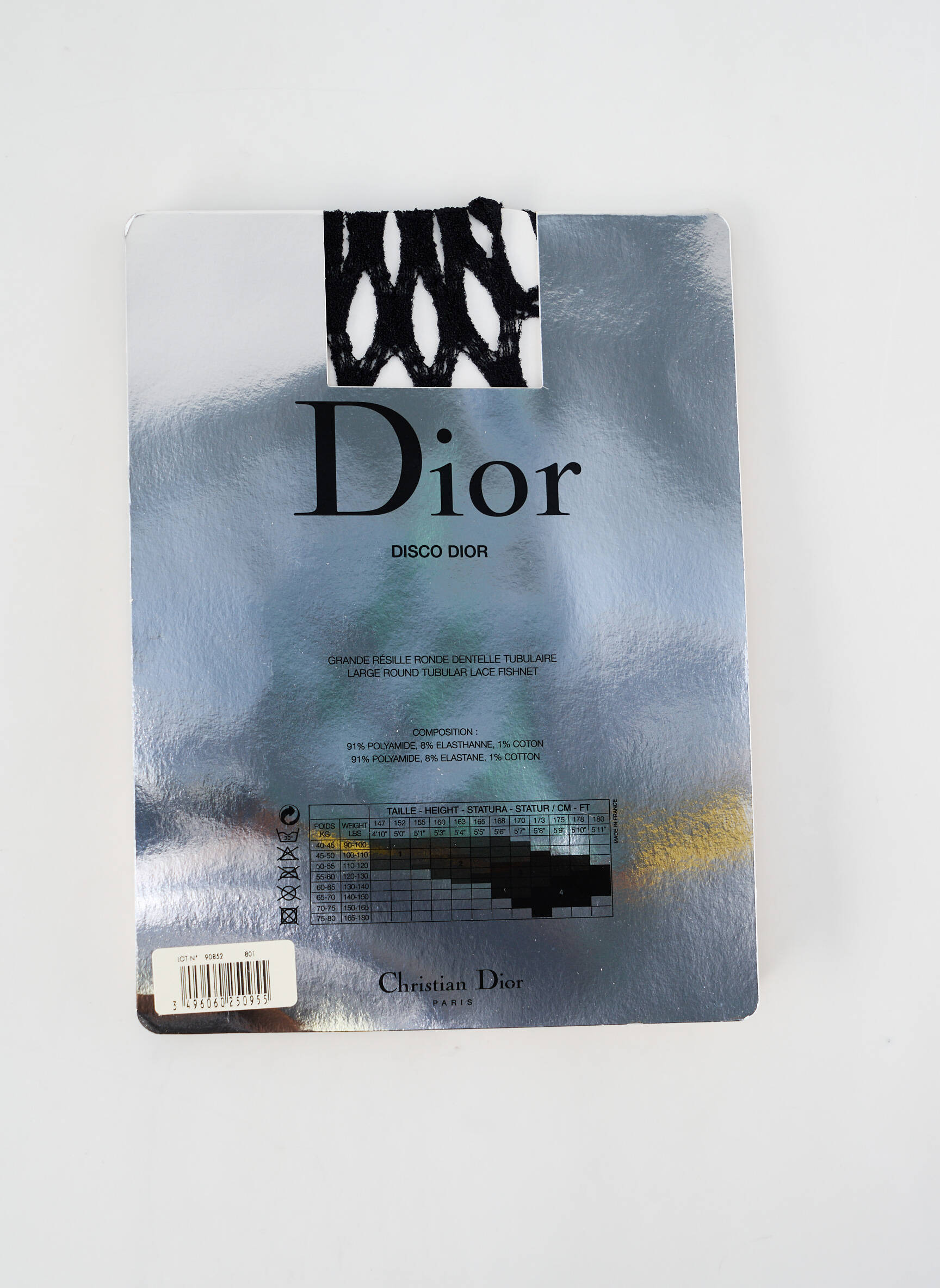 Kojinės tamprumas juodas DIOR moteris