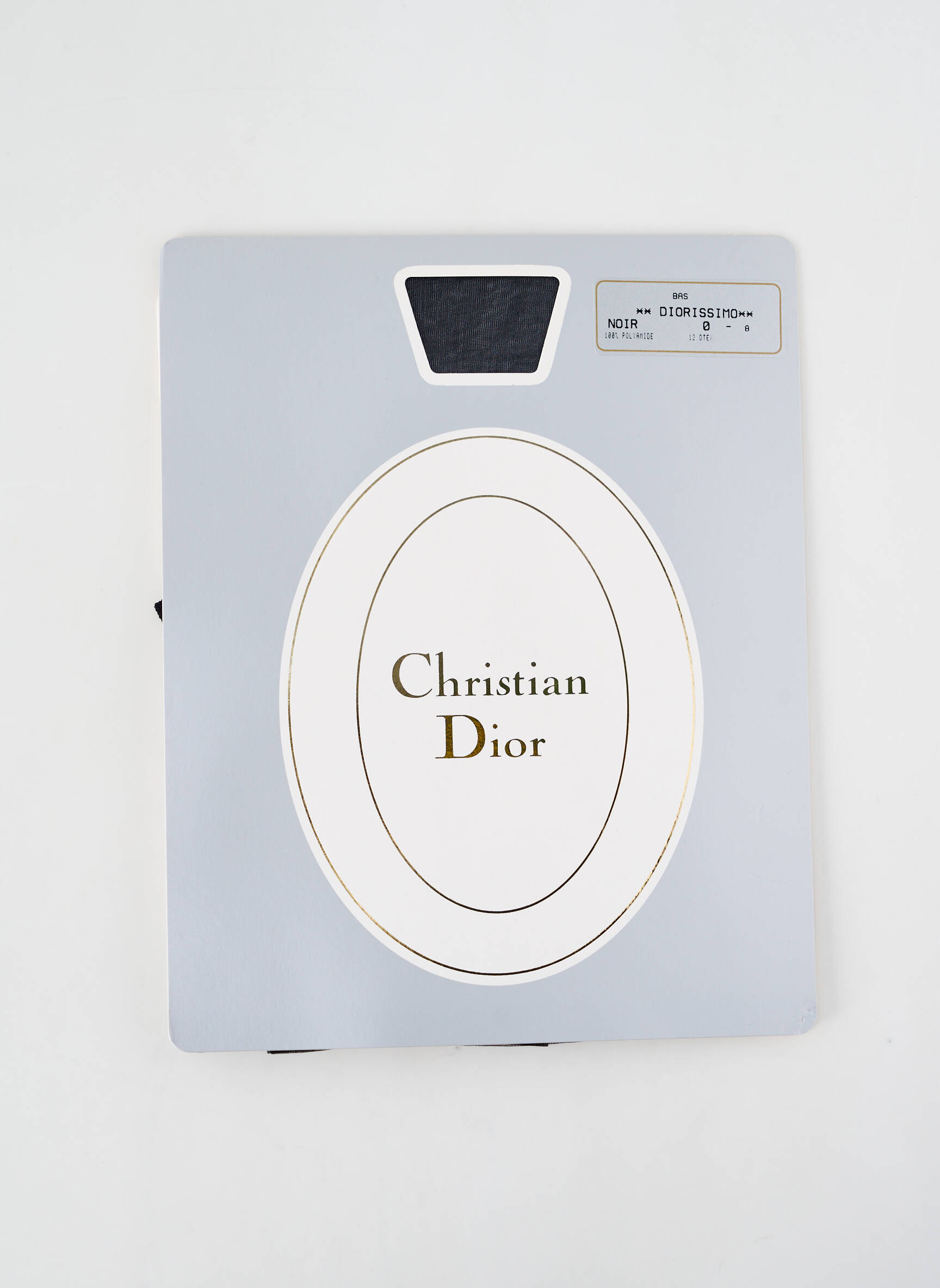Kojinės tamprumas juodas CHRISTIAN DIOR moteris