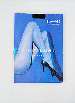 Kojinės fantazijos raštas juodas WOLFORD moteris