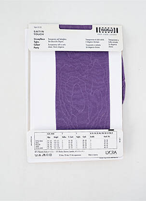 Kojinės lengva ir skaidri violetinis WOLFORD moteris