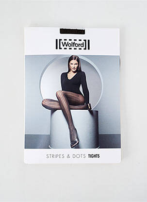 Kojinės fantazijos raštas rudas WOLFORD moteris