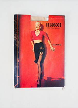 Kojinės fantazijos raštas kremas WOLFORD moteris