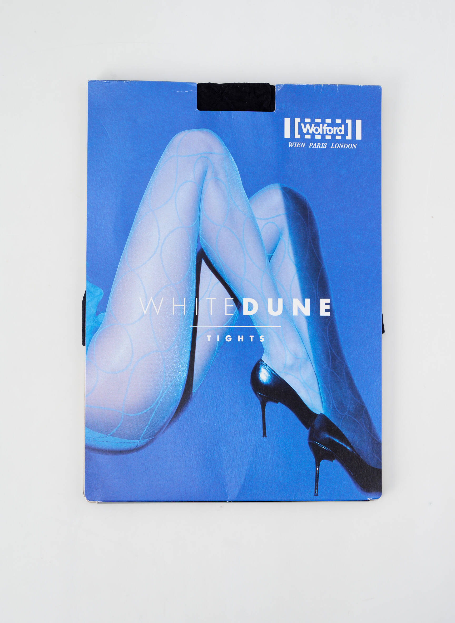 Kojinės fantazijos raštas juodas WOLFORD moteris
