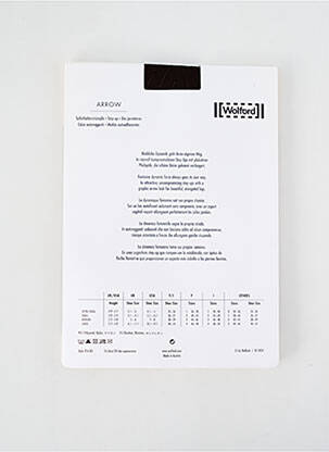 Bas fantazijos raštas rudas WOLFORD moteris