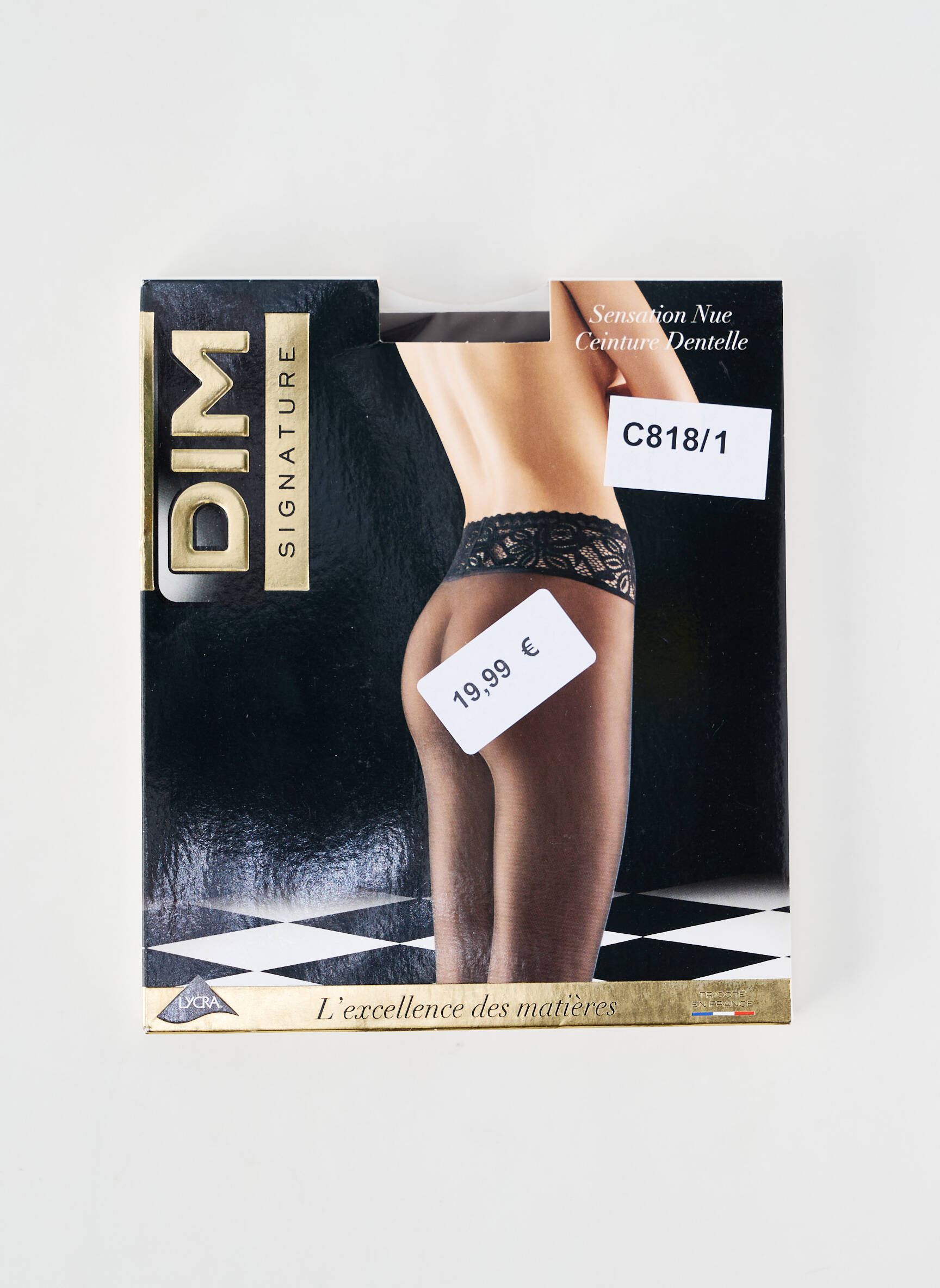 Kojinės tamprumas rudas DIM moteris