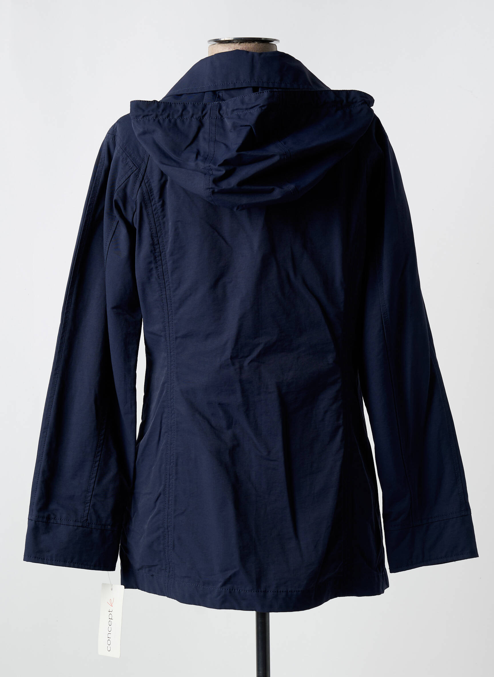 Parka ilgos rankovės be gobtuvų mėlyna CONCEPT K moteris