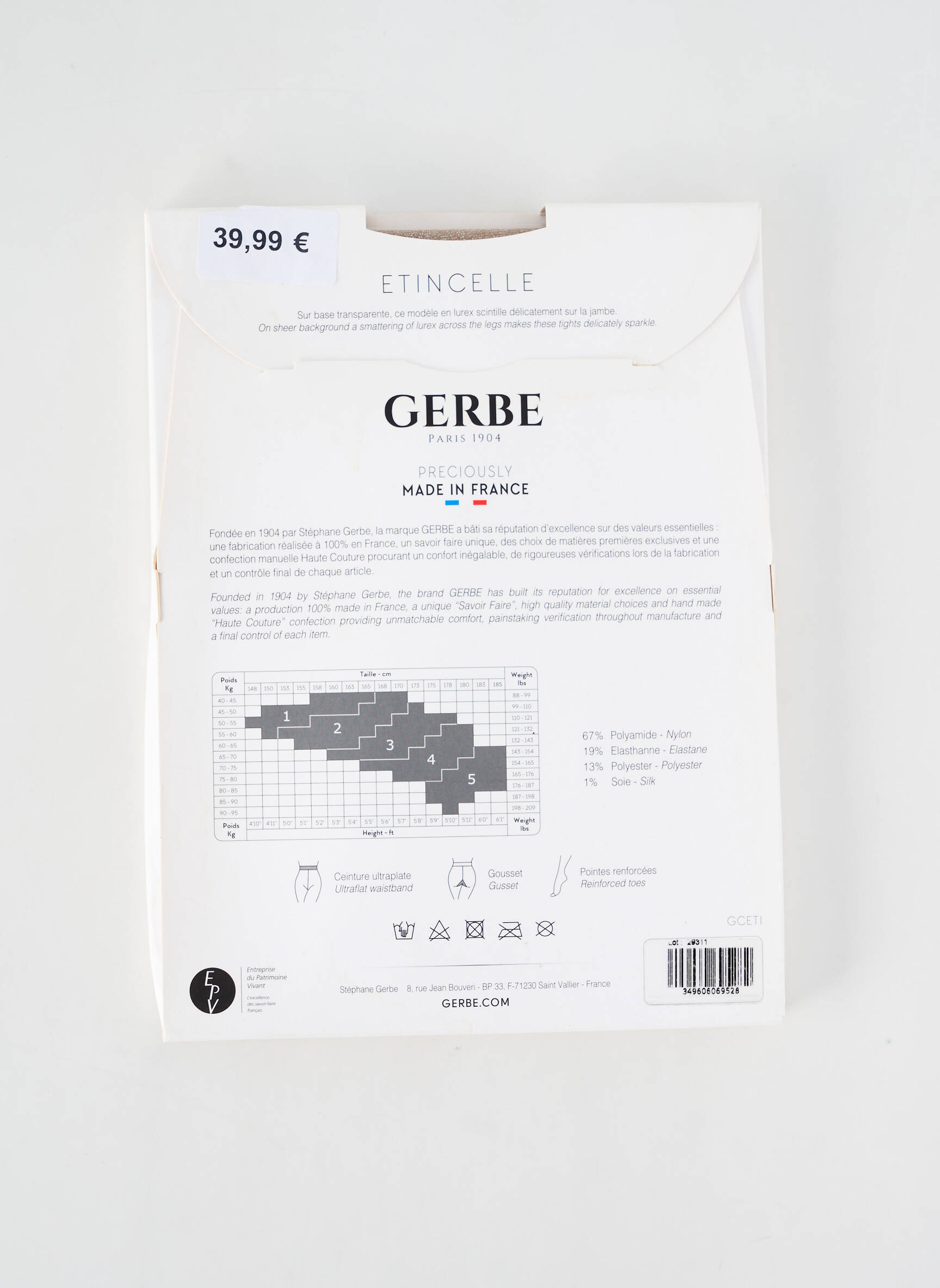 Kojinės tamprumas auksas GERBE moteris