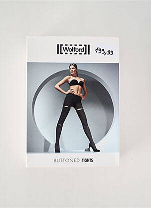 Kojinės tamprumas juodas WOLFORD moteris