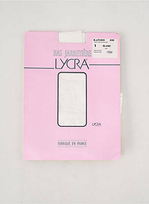 Bas tamprumas baltas LYCRA ONLY BY DUPONT moteris