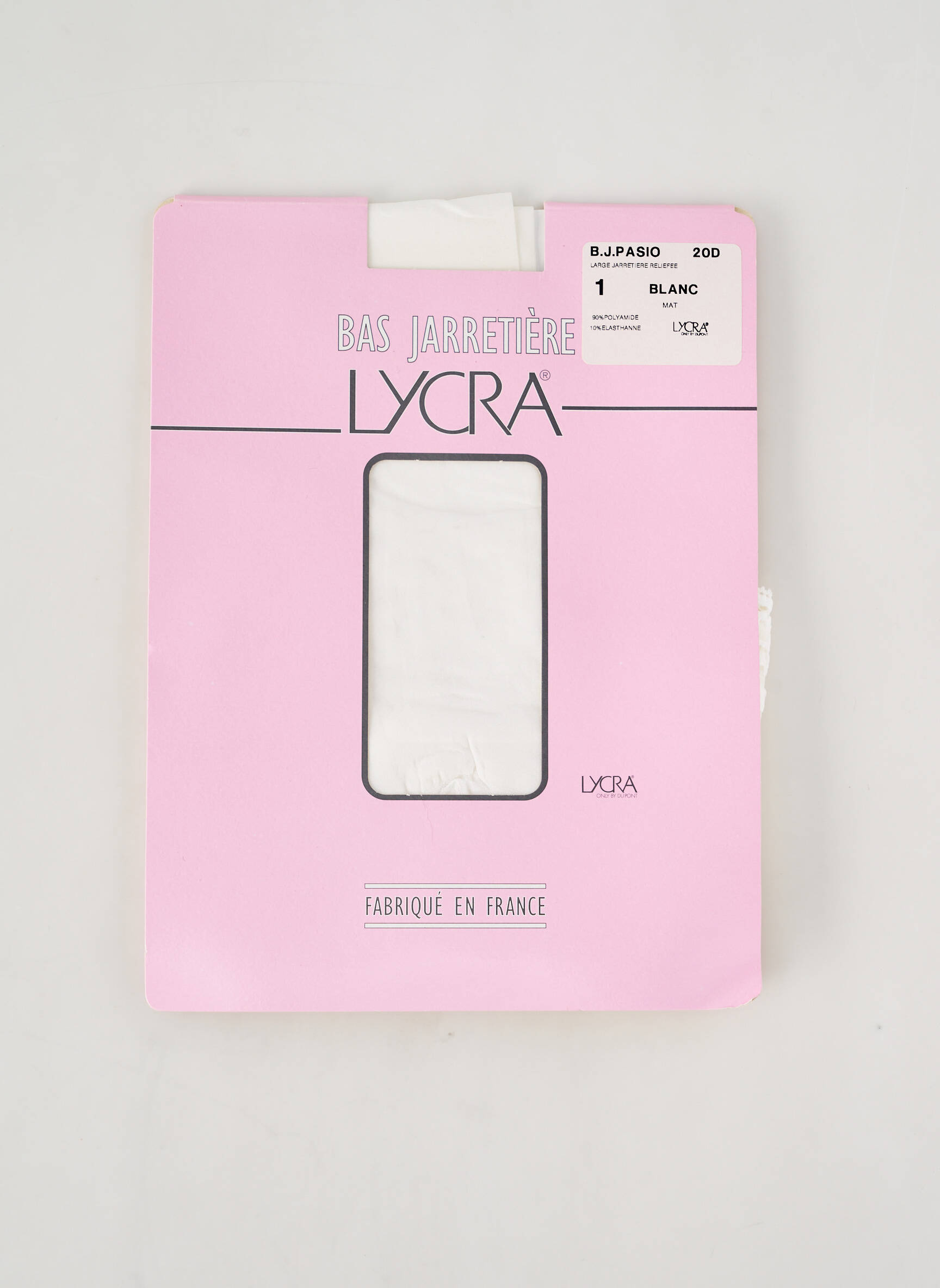 Bas tamprumas baltas LYCRA ONLY BY DUPONT moteris
