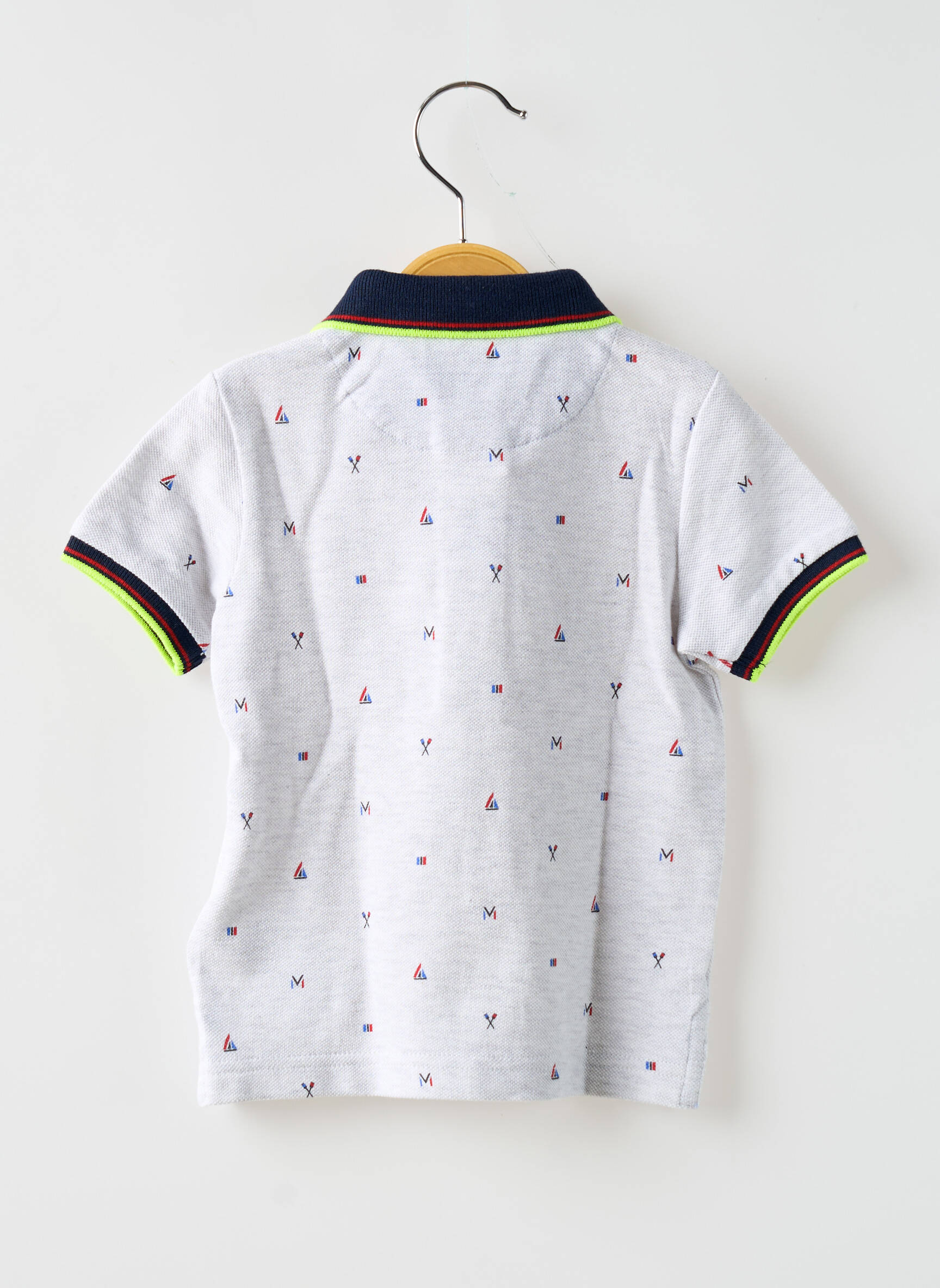 Polo fantazijos raštas trumpas rankovės pilka MAYORAL berniukas