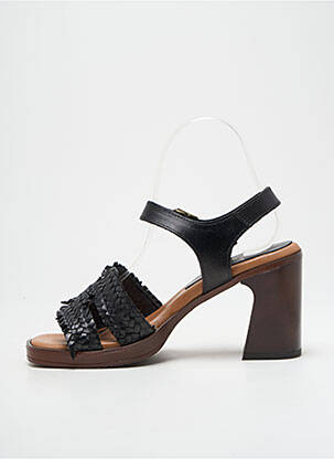 Sandalai/nu pėdos lygus medžiaga kulnas nuo 7 iki 9 cm juodas COCO ET ABRICOT moteris