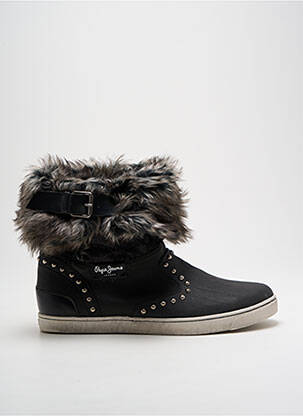 Batai/botai pamušalas plokščias kulnas iki 3 cm juodas PEPE JEANS moteris