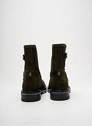 Batai/botai nubuko audinys plokščias kulnas iki 3 cm žalias JIMMY CHOO moteris