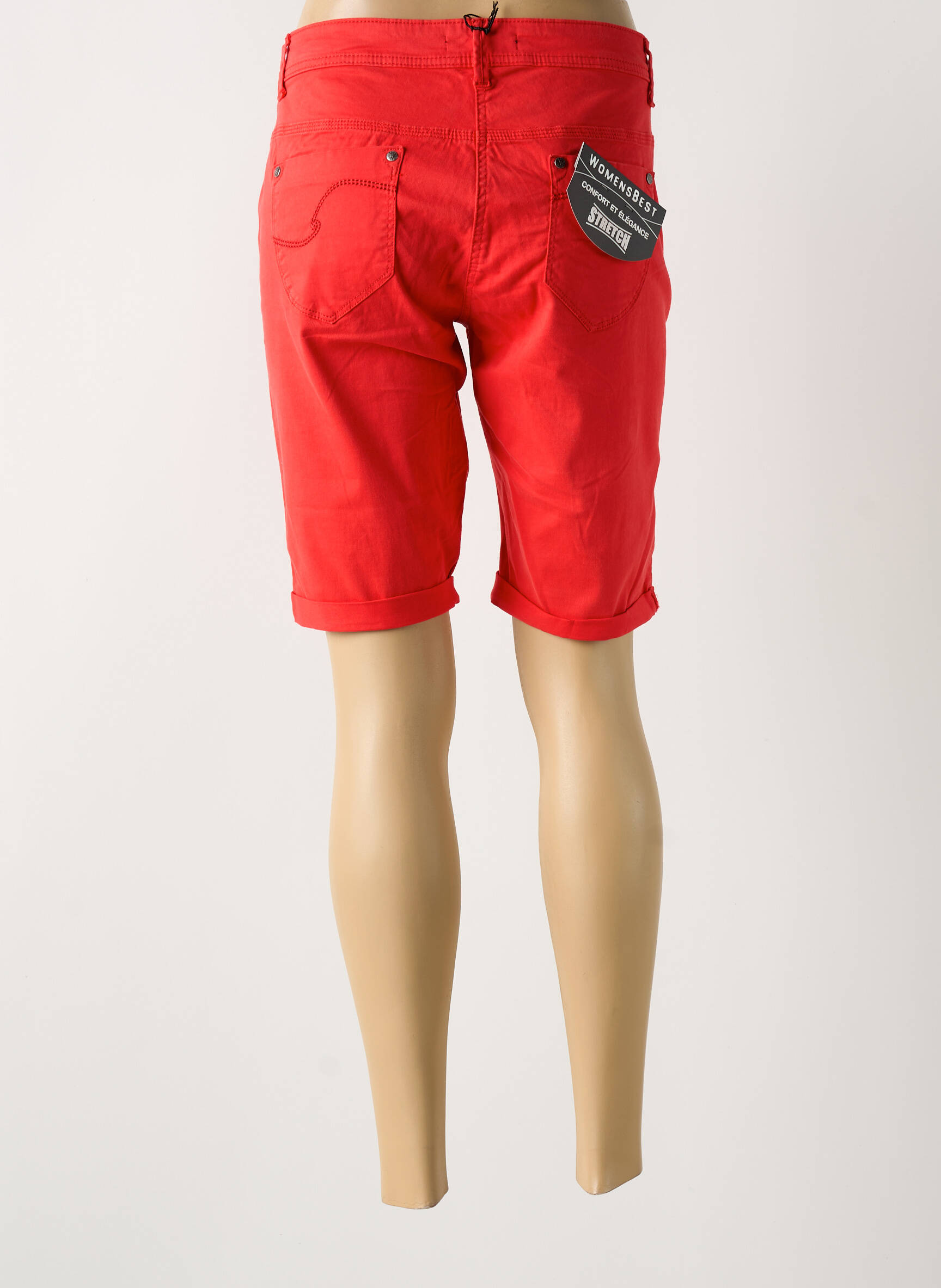 Bermudas maža dydžio maža dydžio raudona WOMENS BEST moteris