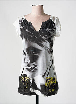T-marškinys fantazijos raštas trumpas rankovės bežinis ANDY WARHOL BY PEPE JEANS moteris