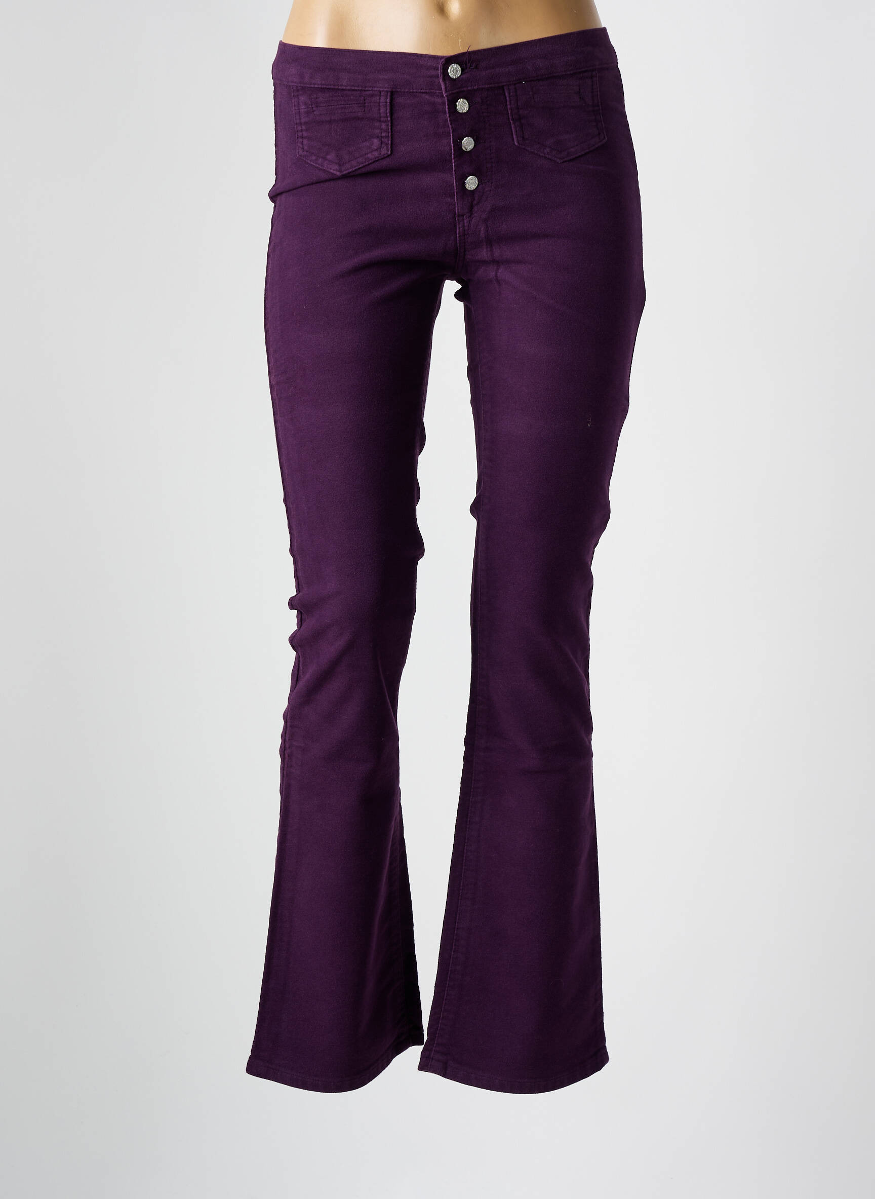 Chino kelnė tamprumas violetinis CIMARRON mergina