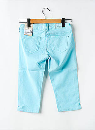 Bermudas popelinos audinys, kuris pasižymi lygiu ir tankiu paviršiumi. normala dydis mėlyna PEPE JEANS moteris