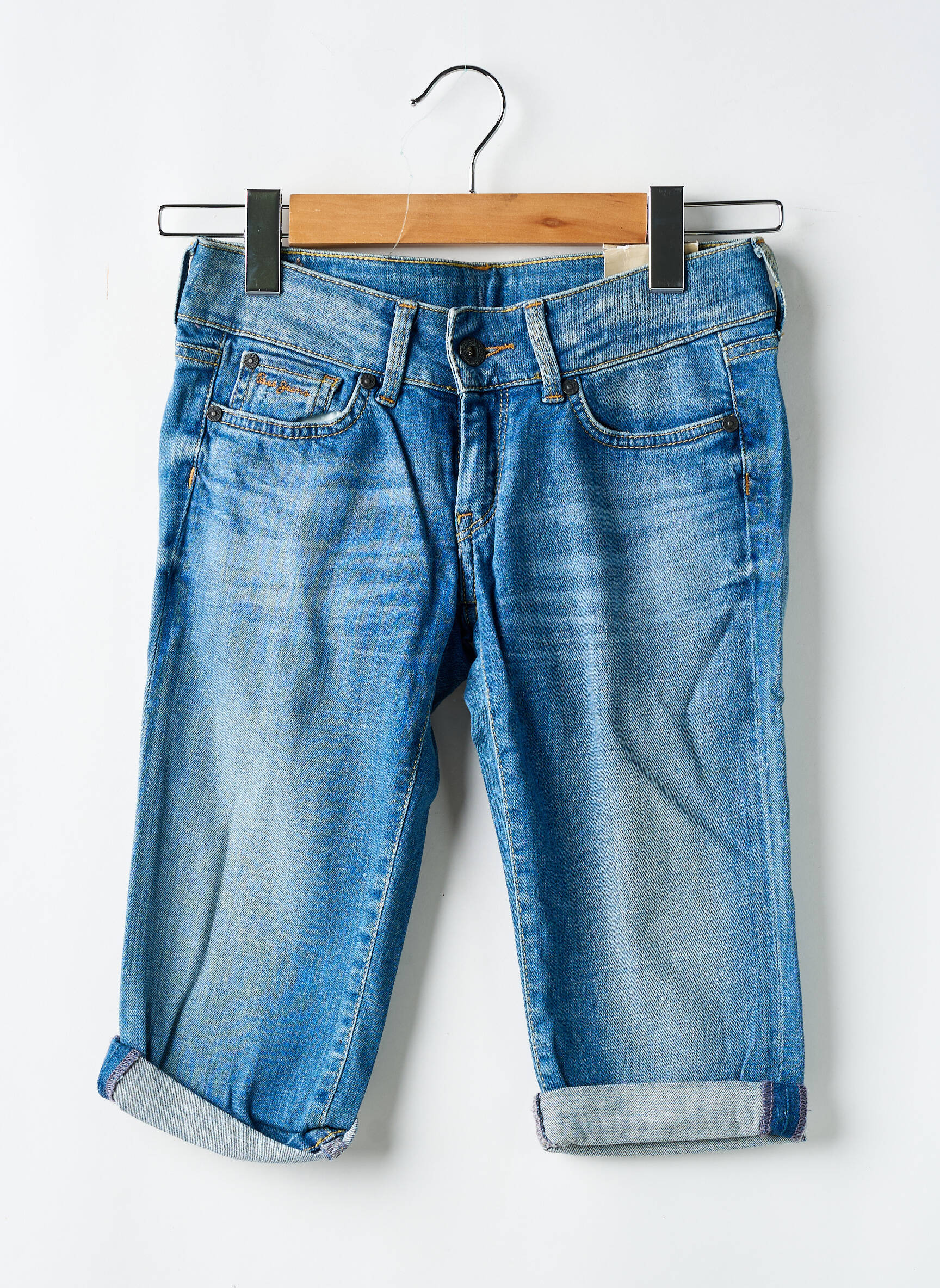 Šortas tamprumas mėlyna PEPE JEANS mergina